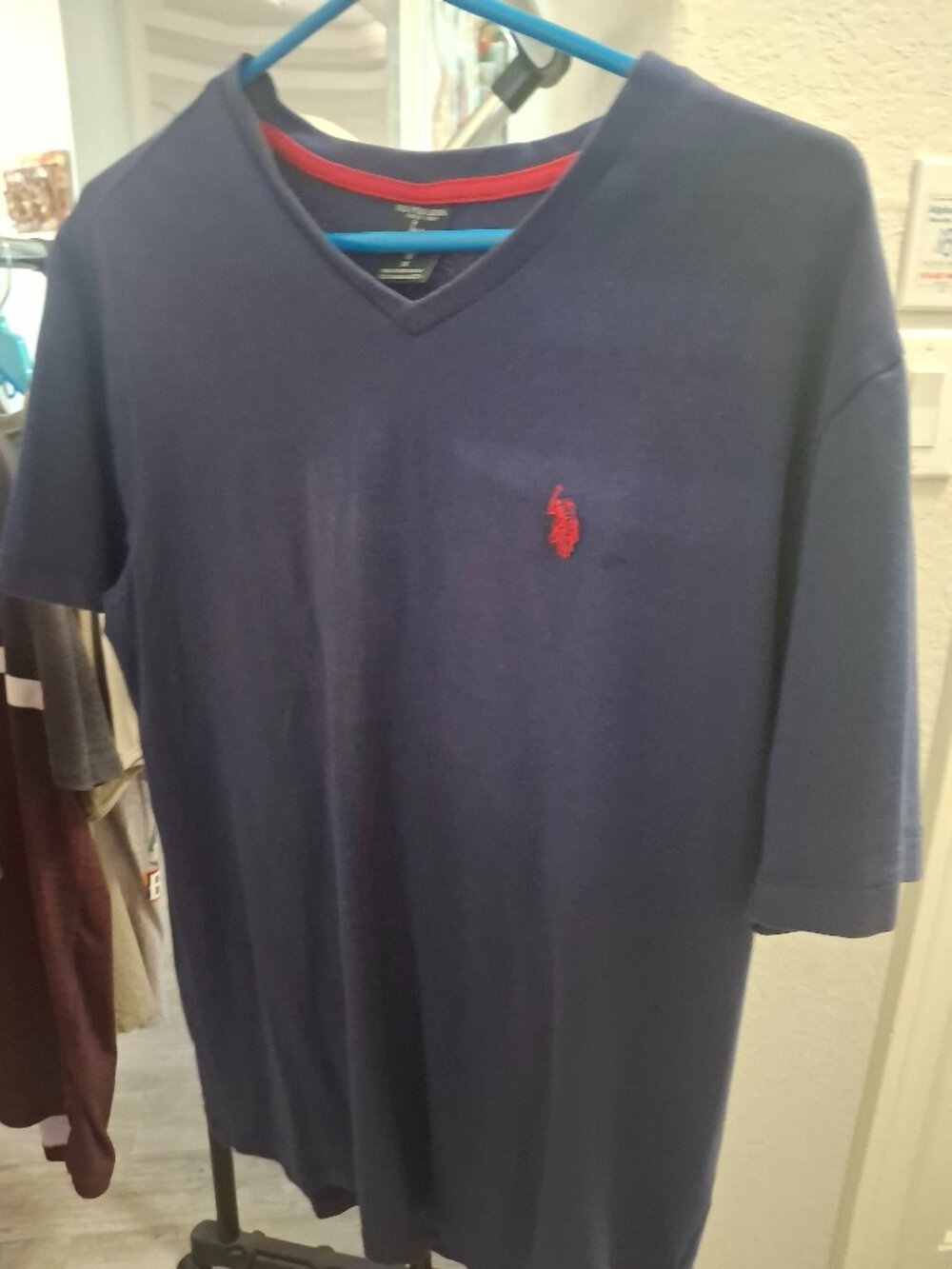 U.S.Polo ASSN, medium dark blue shirt